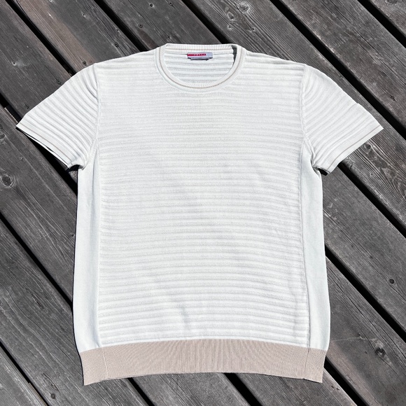 Prada Short-sleeve Lightweight Sweater - Picture 1 of 7